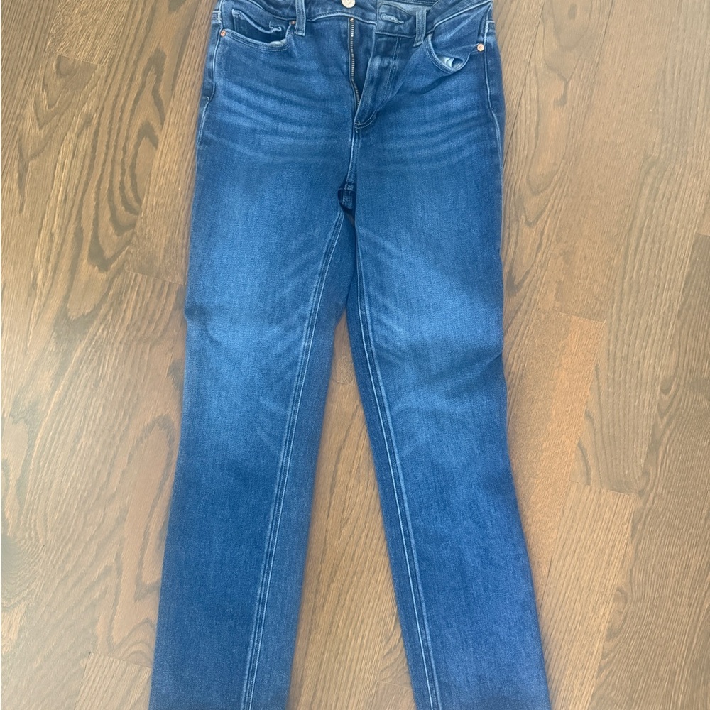 PAIGE Straight Leg Cindy Jeans in Rich Blue